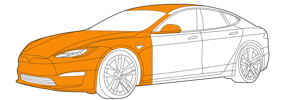 paint protection film our full front package